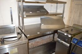 *Stainless Preparation Table with Two Shelves 120x