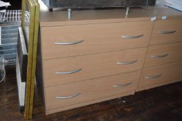 *Lightwood Effect Three Drawer Chest