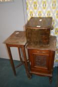 Pot Cupboard, Coal Box, and an Occasional Table