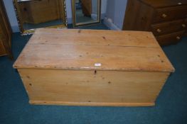 Victorian Pine Blanket Box