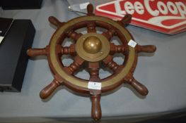 Hull Trawlers Ships Wheel from the St. Alquin 1974