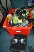 Assorted Electrical Items, Cables, Lightbulbs, etc