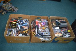 Three Boxes of DVDs