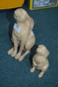 Two Hare Figure
