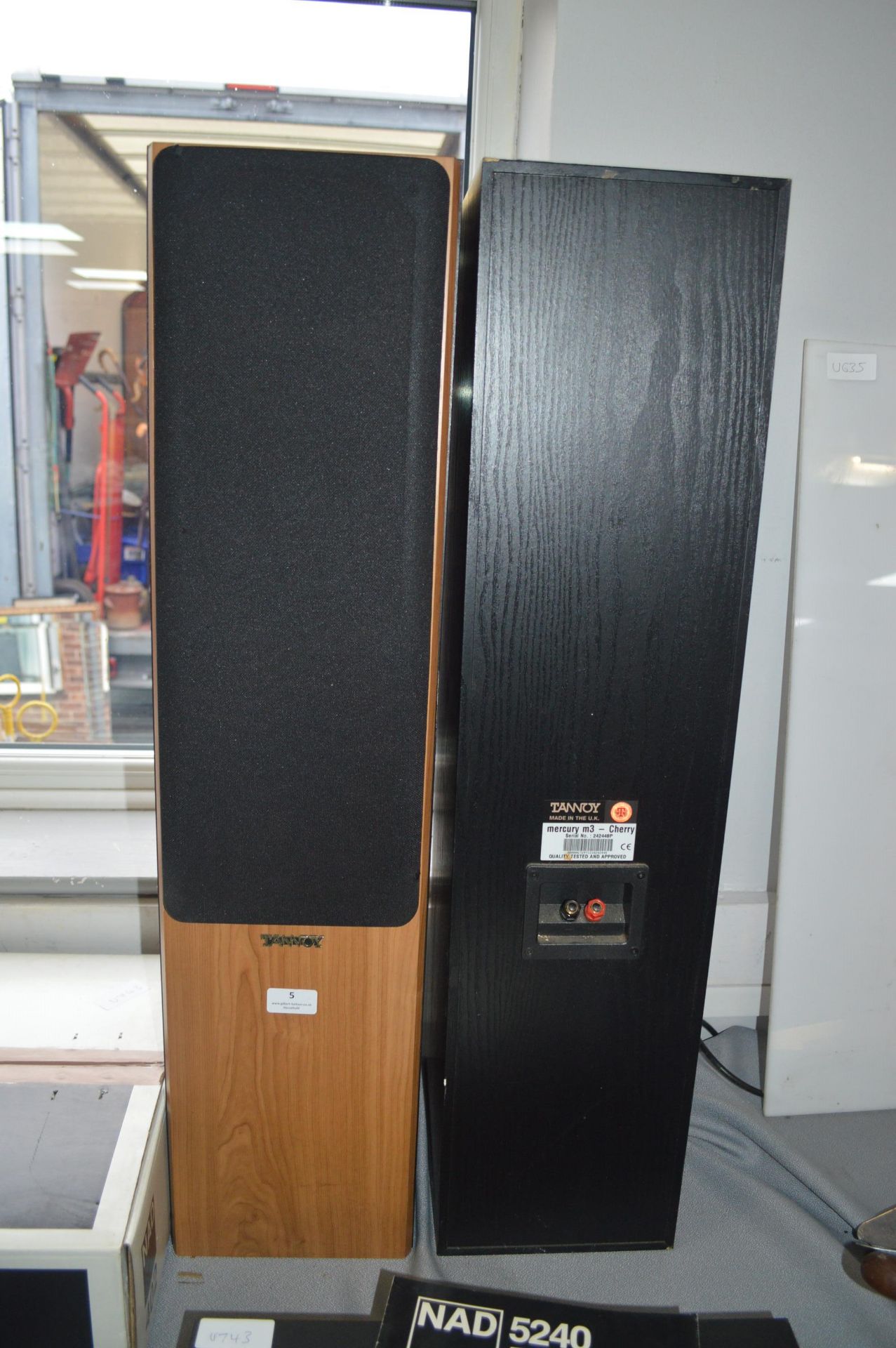 Pair of Tannoy Mercury M3 Cherry Audio Speakers