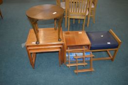 Vintage Nest of Tables, Telephone Table, etc.