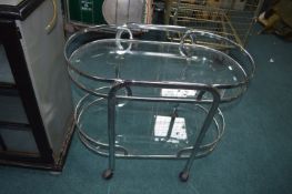 Chrome Two Tier Trolley