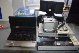 Assorted Electrical Including Compaq Laptop, Doubl