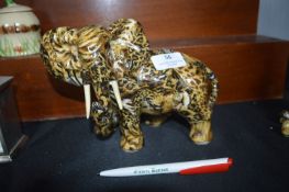 Elephant Figure by Collage