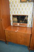 Retro Mirrored Backed Dressing Table