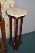 Marble Effect Plant Stand