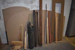 *Assorted Softwood Timber, MDF Sheet, and Aluminium Storm Guard Door Thresholds