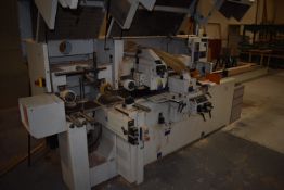 *SCM Compact 23K Five Head Moulder Planer With Spiral Block & Cabinet Containing Associated Tooling