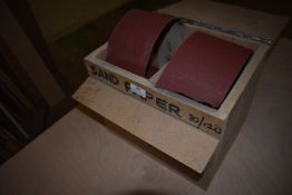 *Sandpaper Dispensing Storage Box with P80 and 120 Sandpaper
