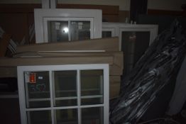*Quantity of Assorted Window Frames and New Sash Outer Frames (situated on first floor mezzanine)