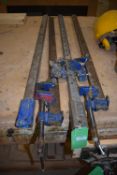 *Pair of 4ft Sash Clamp with Extensions