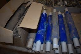 *Assorted Rolls of Pallet Wrap (blue and black)