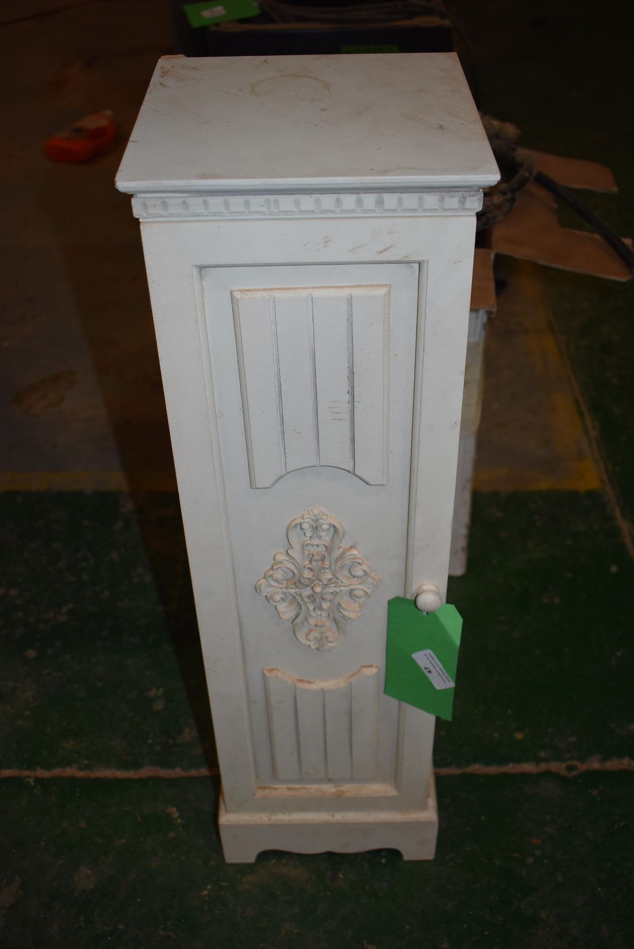 *Painted Cupboard with Panel Door