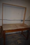 *Double Door Softwood Casing and a Hardwood Laboratory Bench