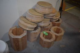*Quantity of Unfinished Decorative Wooden Stands