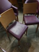 * 6 x purple chairs