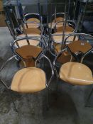 * 10 x ply and chrome chairs