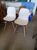 * 2 x modern chairs