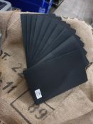* 10 x slate effect plates - ideal for cake counter/etc
