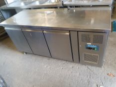 * Polar 3 door fridge - G597