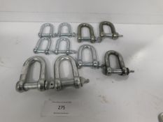 * 10x Assorted Shackles