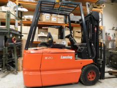 * Lancing E20z Forklift, 3065hrs 3 Stage Mast, Intergral Side shift **NOTE AVAILABLE ONLY AFTER 23/