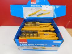 * Boxed new Hilka Steel Wire Brushes