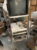 * Video Trolley with Sony Trithon Monitor