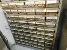* 60 Drawer Parts Store with contents