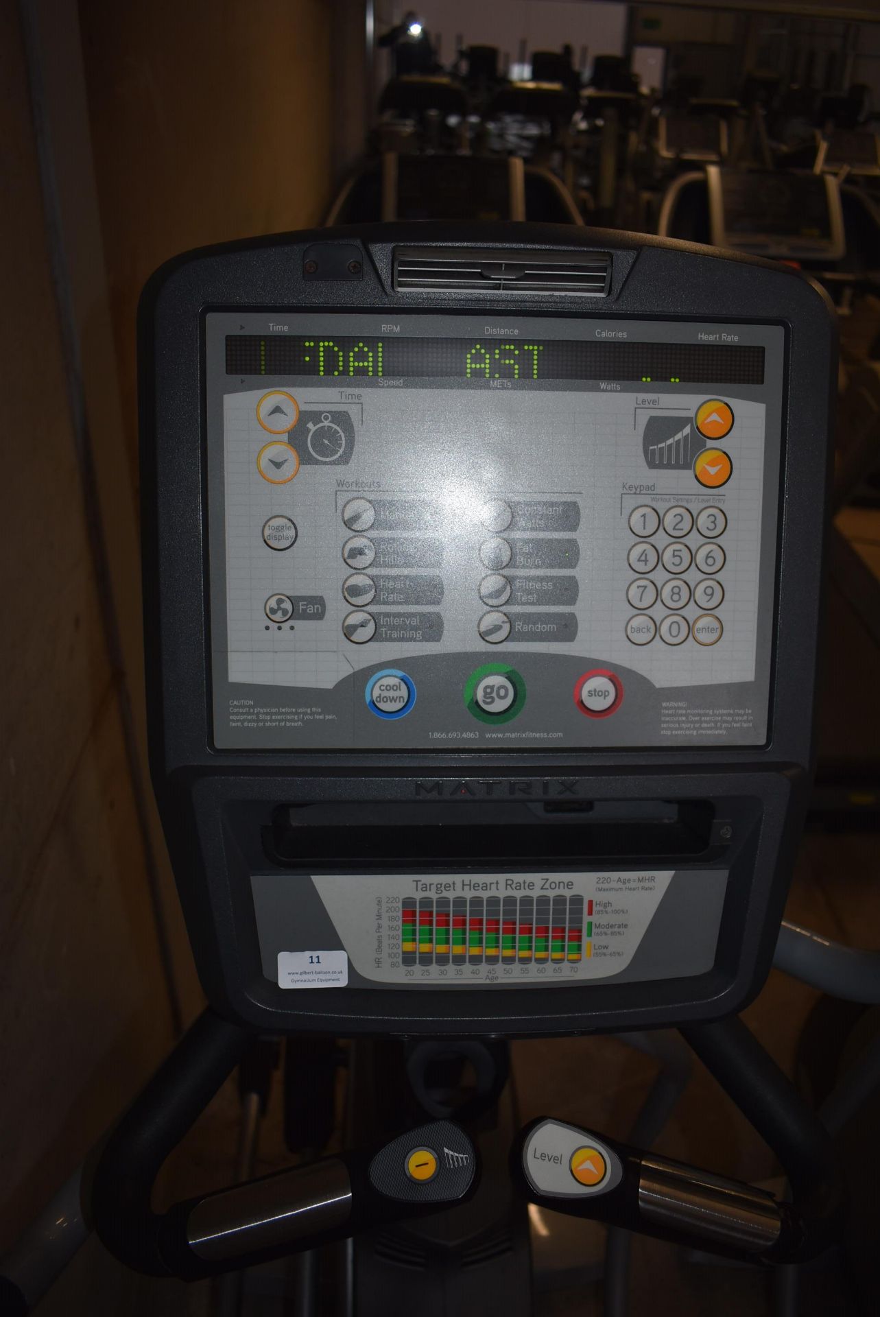 *Matrix Ascents Cross Trainer with EHRU5X Console - Image 2 of 2