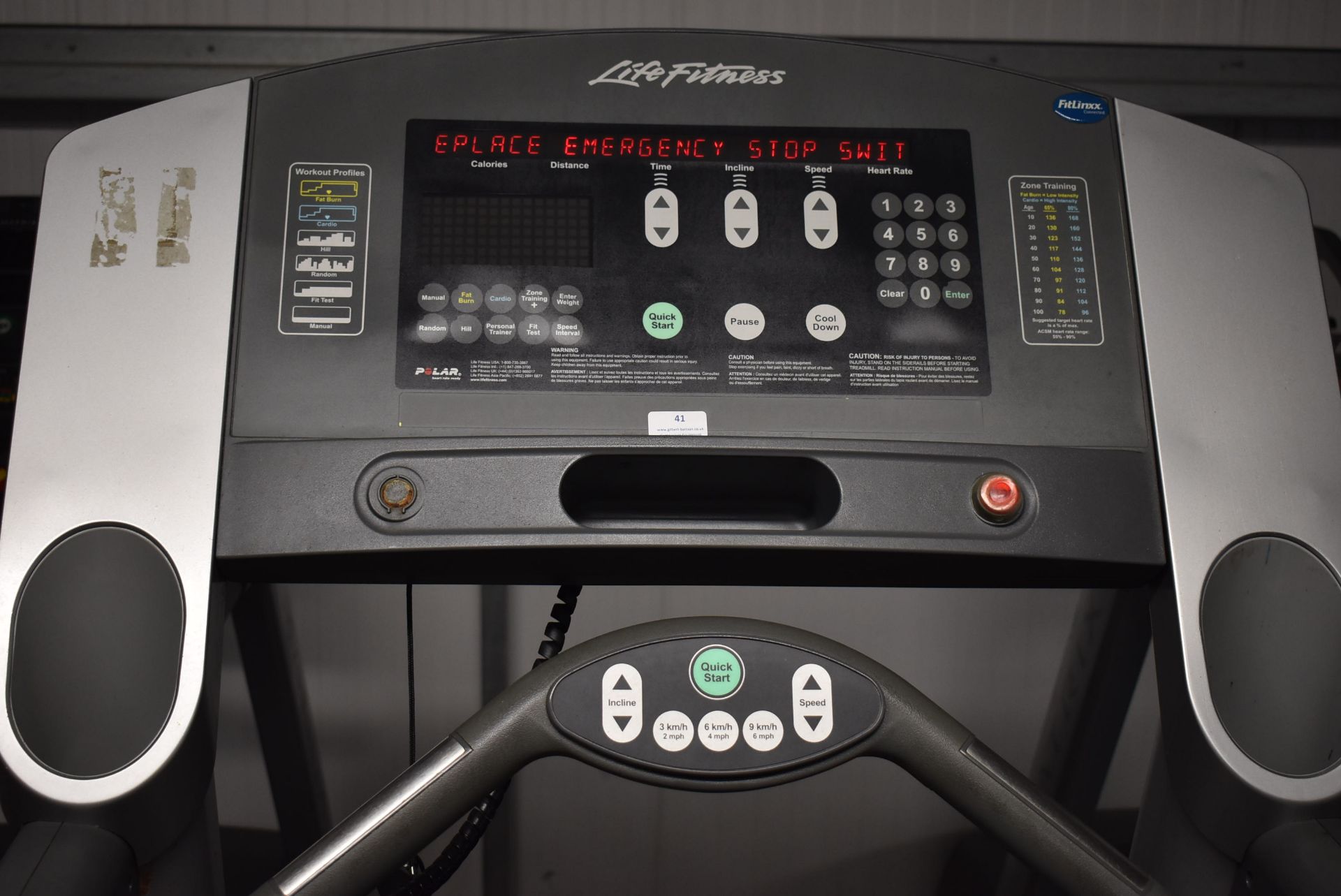 *Life Fitness 95Ti Treadmill - Image 2 of 2