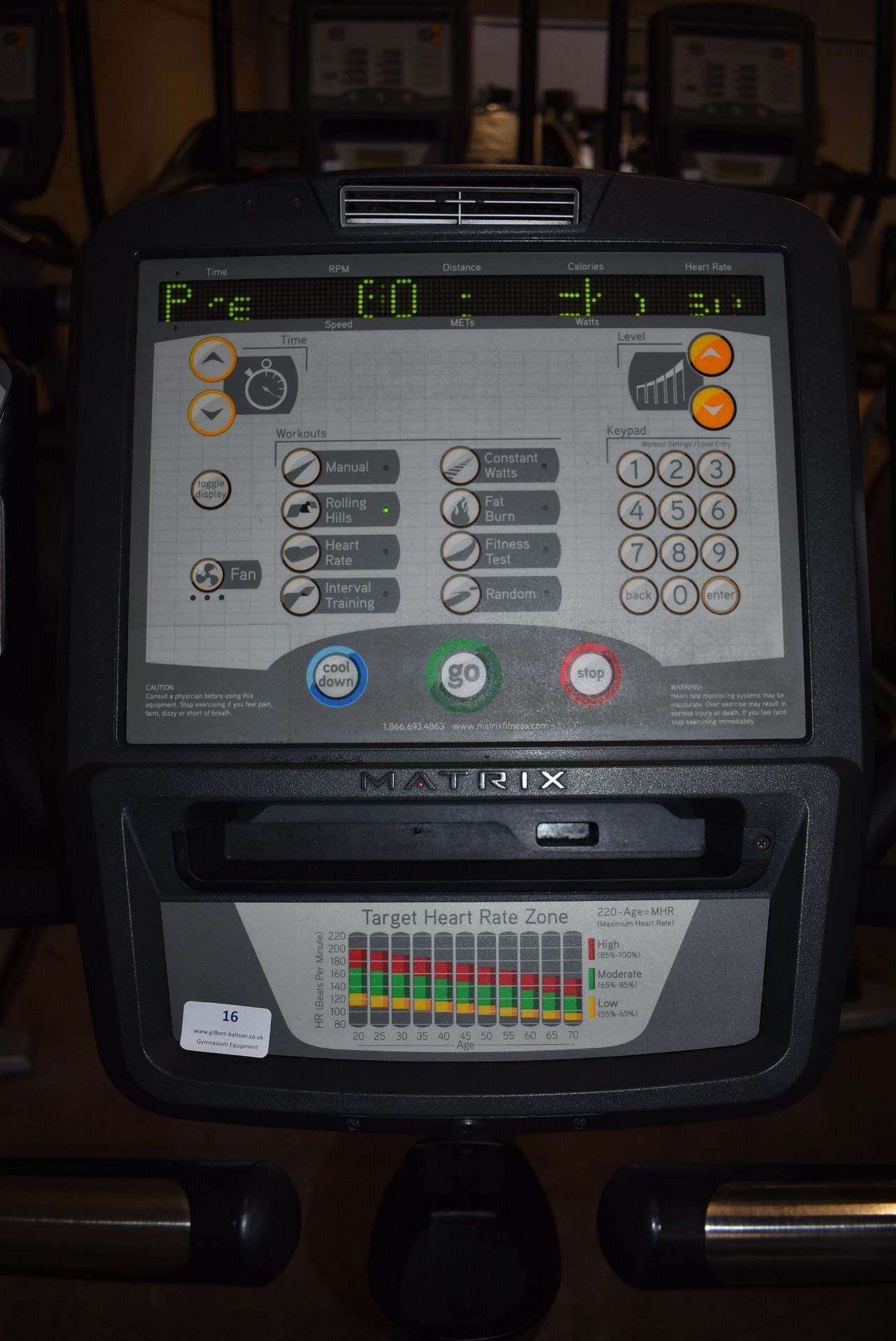 *Matrix U5X Upright Exercise Cycle - Image 2 of 2