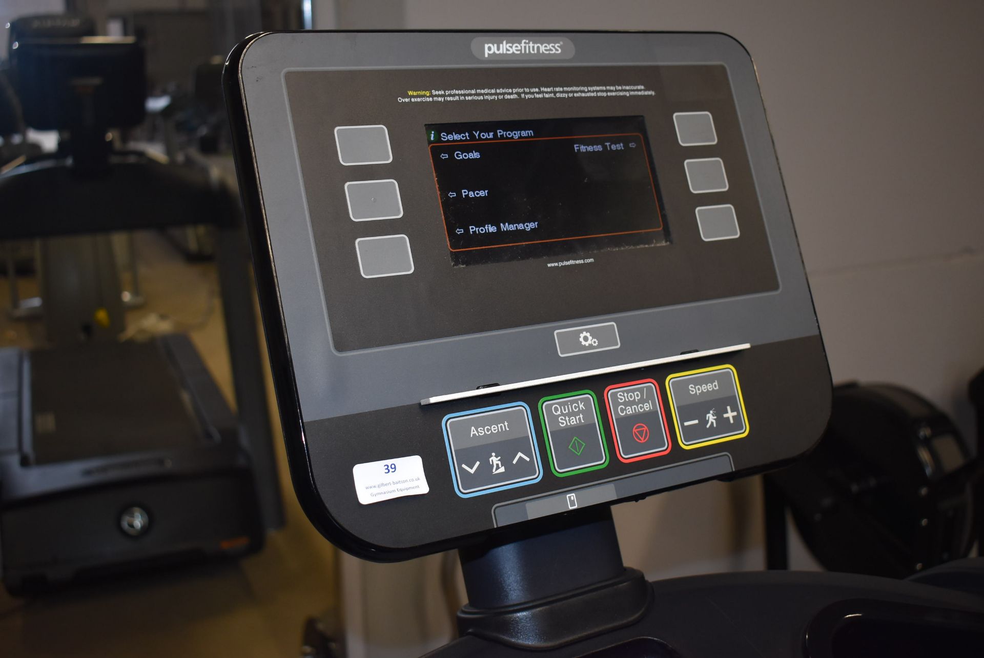 *Pulse Fitness Treadmill - Image 2 of 2