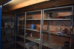 *Four Bays of Dexion Style Shelving