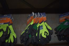 *Six Pairs of Thermal Work Gloves (various sizes)