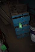 *Set of Blue Storage Drawers, Assorted Steel Offcuts, etc.