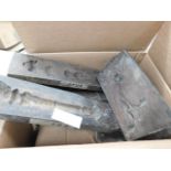 * Box of Wood Plaster Moulds