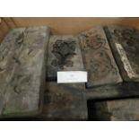 * Box of Wood Plaster Moulds