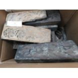 * Box of Wood Plaster Moulds