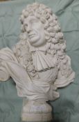 *Bust in white marble(?) believed to be of King Charles II