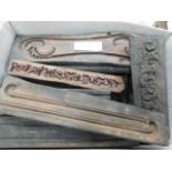 * Box of Wood Plaster Moulds