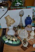 Various Lamps and Lampshades