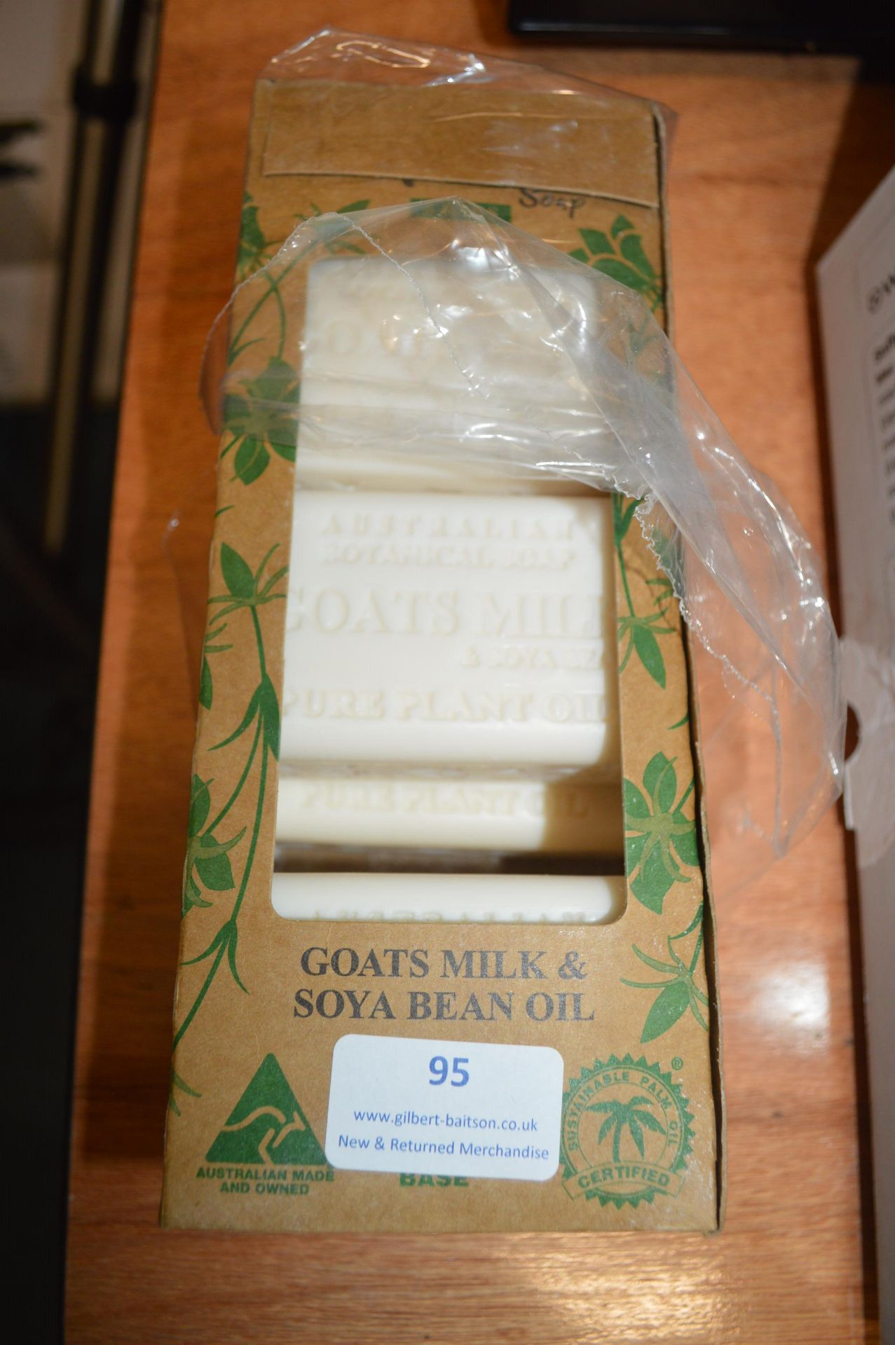 *Eight Bars of Australian Botanicals Goat's Milk S