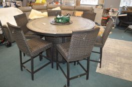 *Connway 7pc Dining Set with Gas Central Feature