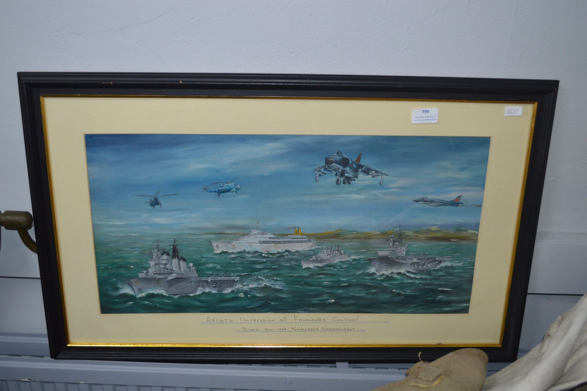 Watercolour Artists Impression of The Falklands Co